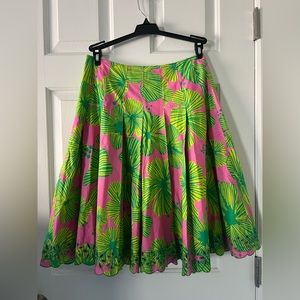 Lilly Pulitzer A-Line Skirt.